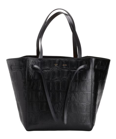 celine nubuck stamped crocodile small cabas phantom bag|Celine phantom luggage.